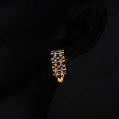Ray 22 Ayar Altın Küpe - 22K - 4.35g - EZ Gold
