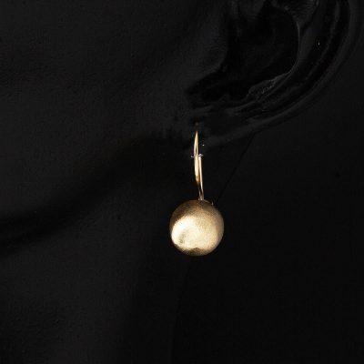 à Boules 14 Carats Or Sarkaç Boucle d'oreille - 14K - 1.58g - EZ Gold