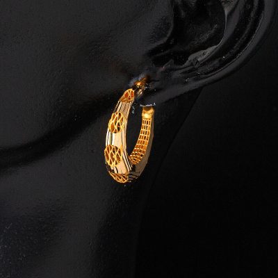 Galaksi 22 Ayar Altın Küpe - 22K - 3.83g - EZ Gold