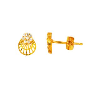 Deniz Kabuğu 22 Karat Gold Earring
