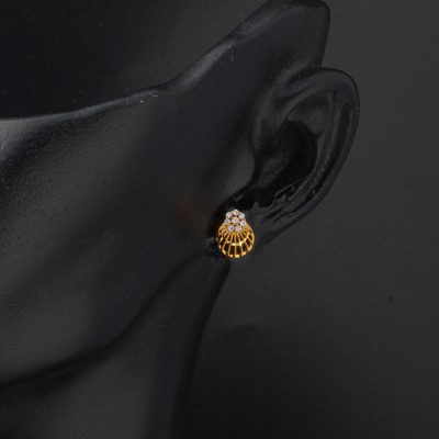 Deniz Kabuğu 22 Ayar Altın Küpe - 22K - 1.5g - EZ Gold