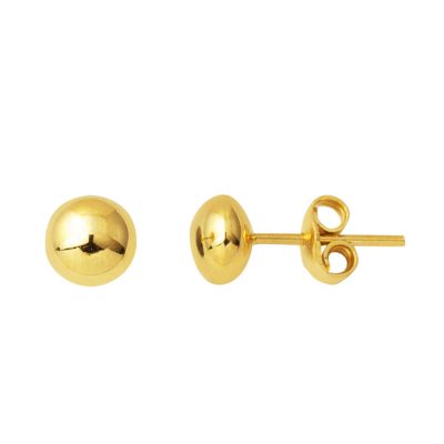 Lunenalı 14 Carats Or Mini Top Boucle d'oreille