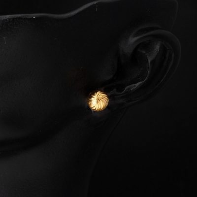 10 mm. à Vis 22 Carats Top Or Boucle d'oreille - 22K - 1.7g - EZ Gold