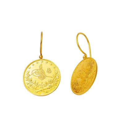Quart Reşat Orlı 22 Carats Or Boucle d'oreille