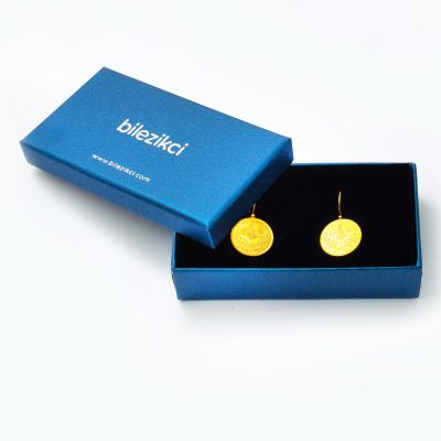 Quart Reşat Orlı 22 Carats Or Boucle d'oreille - 22K - 4.33g - EZ Gold