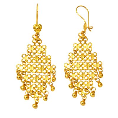 Hint İşi Sonsuzluklu 22 Carats Or Boucle d'Oreille