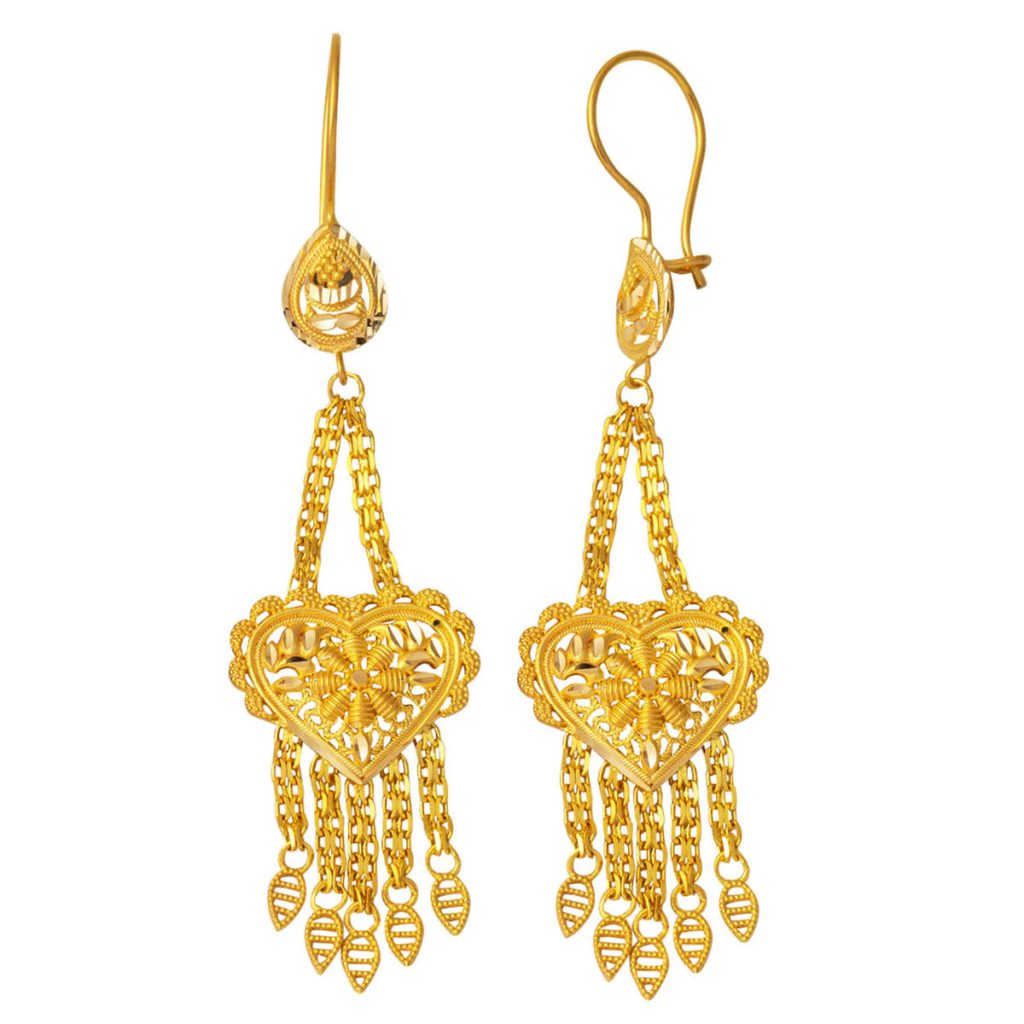 Hint Model avec Étoiles 14 Carats Or Boucle d&rsquo;Oreille
