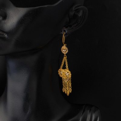 Hint Model avec Étoiles 14 Carats Or Boucle d'oreille - 14K - 5.87g - EZ Gold