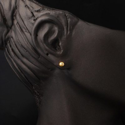 22K Gold Kalemli Top Earring 5mm. - 22K - 1.09g - EZ Gold