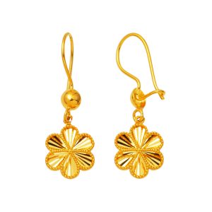 Papatya Pendante 22 Carats Or Boucle d&rsquo;Oreille