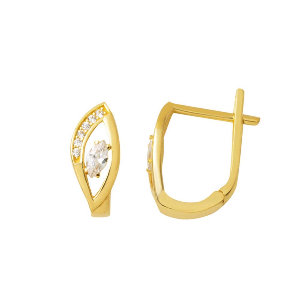 Minimaliste Design Femme Or Boucle d&rsquo;Oreille