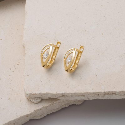 Minimal Design Women's Gold Earring - 14K - 2.13g - EZ Gold
