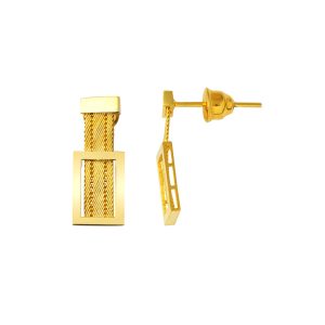 Classique Toka Trabzon Tresse Or Boucle d&rsquo;Oreille