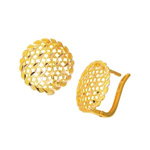 Fleur de Vie 14 Carats Or Boucle d&rsquo;Oreille