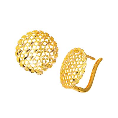 Tree of Life 14K Gold Earring