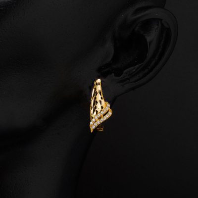Pretty 22 Ayar Altın Küpe - 22K - 2.97g - EZ Gold