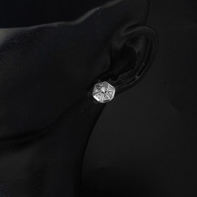 Coronet Beyaz Altın 14 Ayar Baget Küpe - 14K - 2.11g - EZ Gold