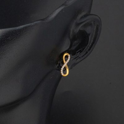 Sonsuzluklu 22 Ayar Altın Küpe - 22K - 1.89g - EZ Gold