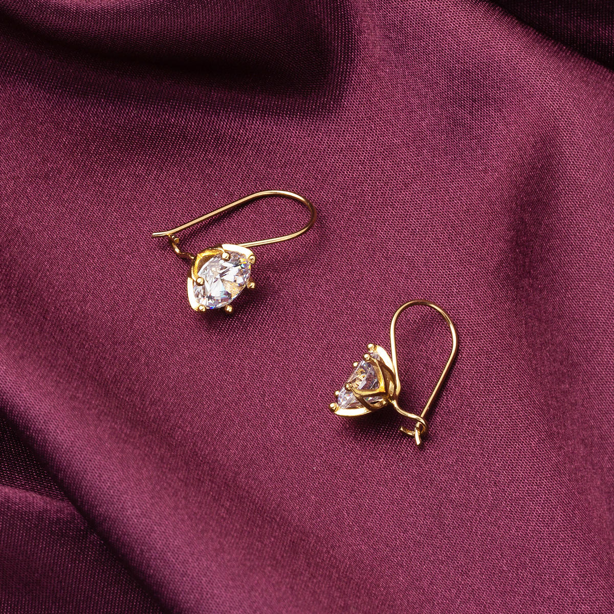 Tektaş 14 Ayar Sarkıt Altın Küpe - Görsel 3