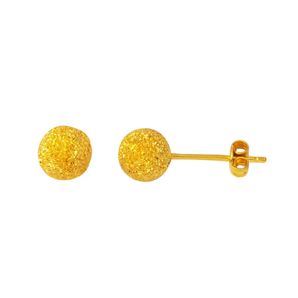 Kumlu 22 Karat Gold Top Earring 7 mm.
