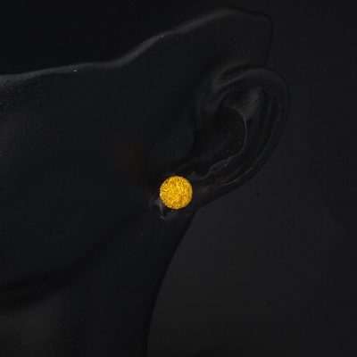 Kumlu 22 Carats Or Top Boucle d'oreille 7 mm. - 22K - 2.2g - EZ Gold