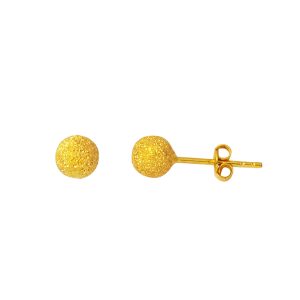 Kumlu 22 Karat Gold Top Earring 5 mm.