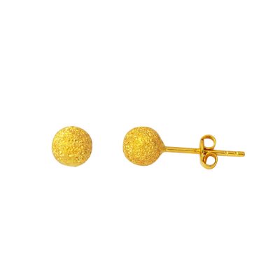 Kumlu 22K Gold Top Earring 5 mm.