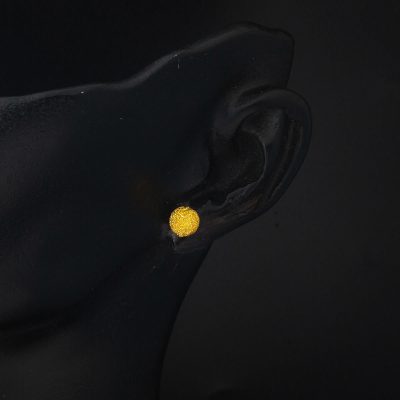 Kumlu 22K Gold Top Earring 6 mm. - 22K - 1.65g - EZ Gold