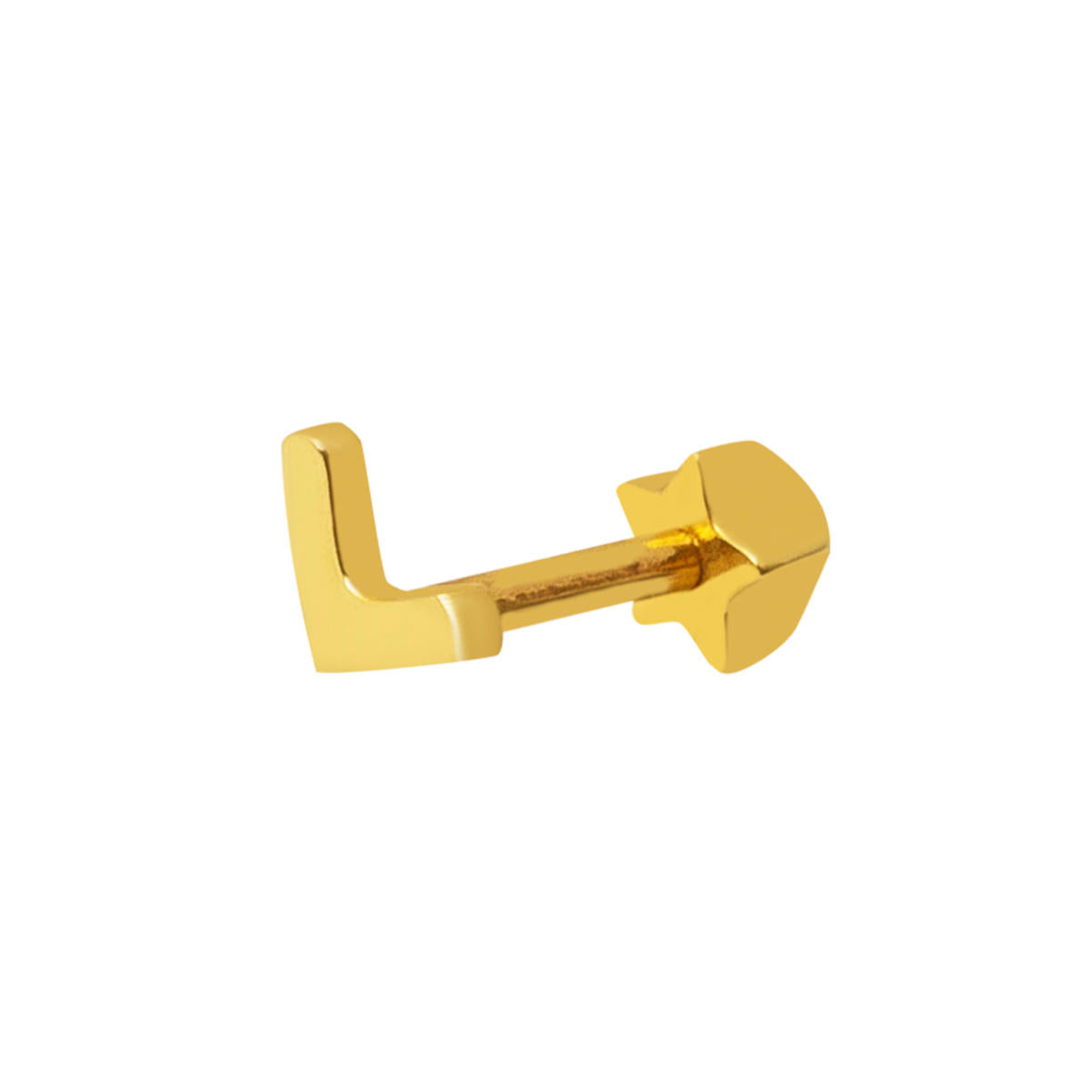 14 Karat Gold Tragus Piercing Earring