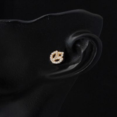 Tree of Life 14K Gold Tragus Earring - 14K - 0.88g - EZ Gold