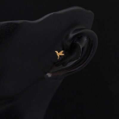Minik Kuş 14K Gold Tragus Earring - 14K - 0.48g - EZ Gold