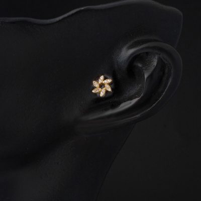 14 Carats Or Piercing Tragus Boucle d'oreille - 14K - 0.6g - EZ Gold