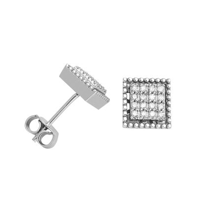 Zer 0,16 Karat Diamond Gold Earring