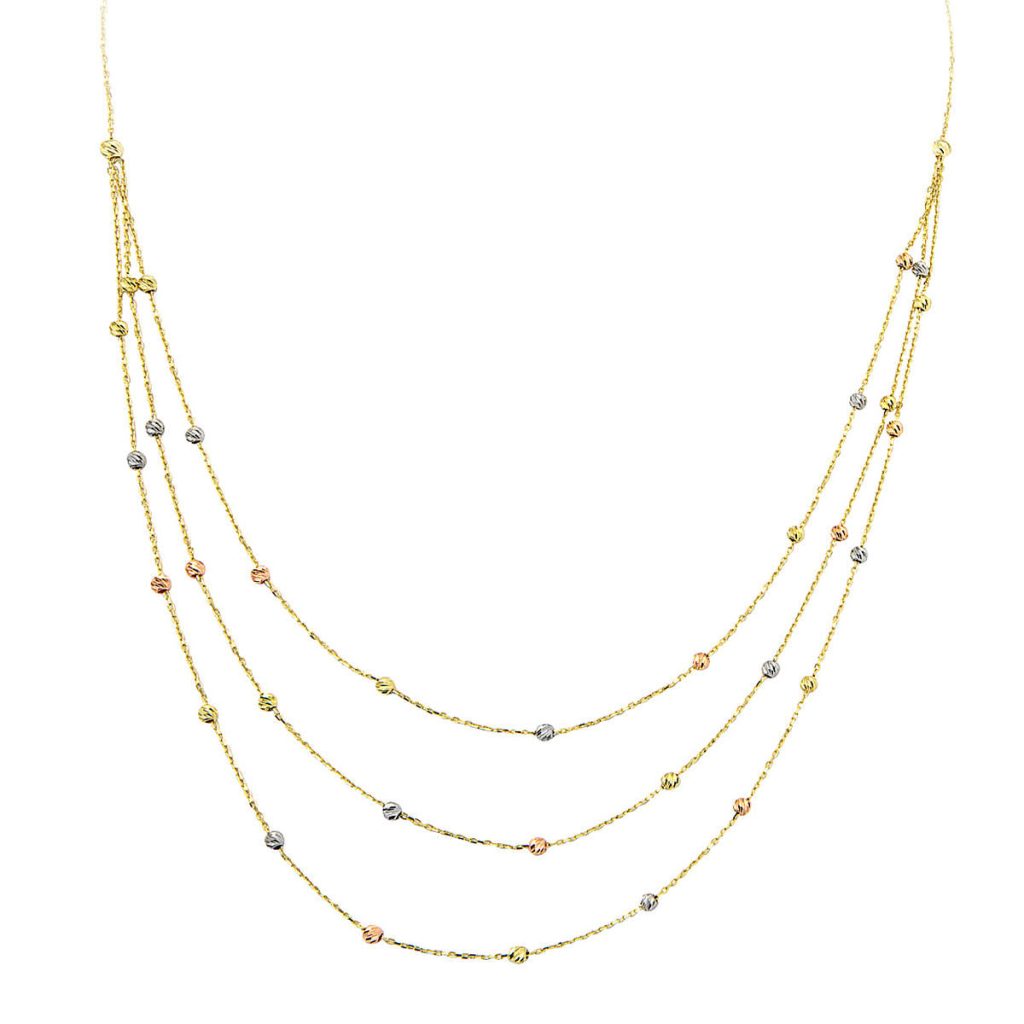 Çok Chain Top Top Gold Necklace