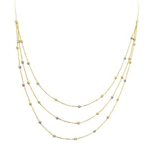 Çok Chain Top Top Gold Necklace