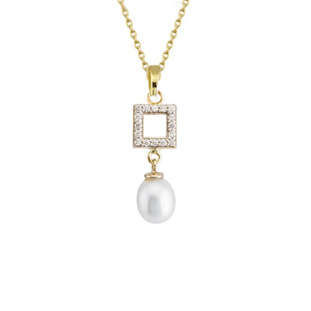 Festa de Perles Or Collier