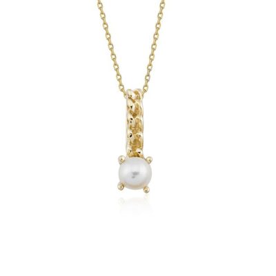 Toulon avec Perles Or Collier