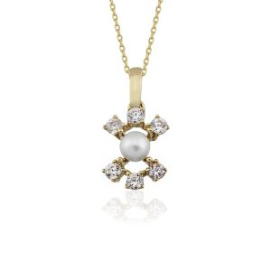 Angers Pearl Gold Necklace