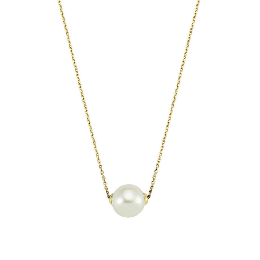 Pearl 14 Karat Gold Necklace