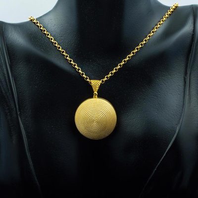 Beypazarı 14K Gold Necklace 3 cm Çaplı - 14K - 7.8g - EZ Gold
