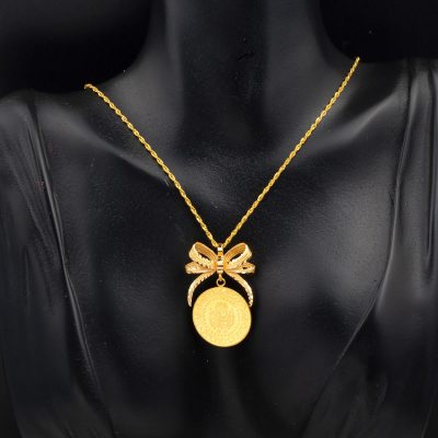 Demi Orlı 22 Carats Fiyonklu Collier - 22K - 11.68g - EZ Gold