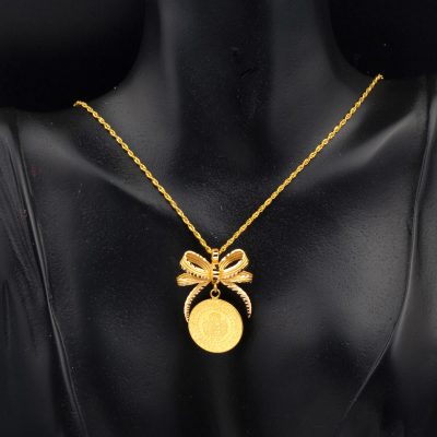 Quart Orlı 22 Carats Fiyonklu Collier - 22K - 10.62g - EZ Gold