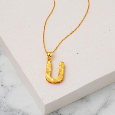 Ü Lettrei Zincirli 22 Carats Or Collier - 22K - 2.76g - EZ Gold