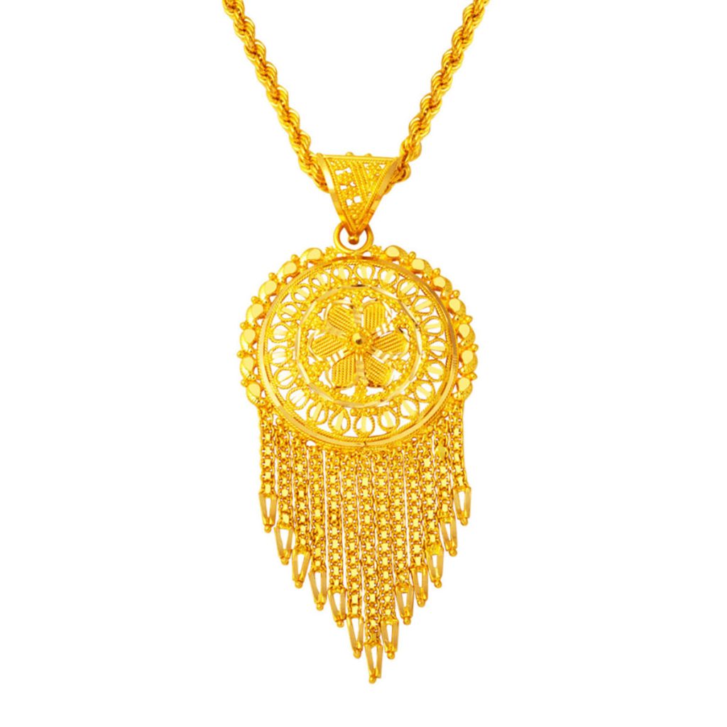 Hint İşi 22 Karat Gold Chain Necklace