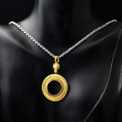 Quart Orlık 14 Carats Zincirsiz Or Collier - 14K - 2.83g - EZ Gold