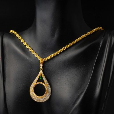 Quart Orlık Goutte Collier - 14K - 7.17g - EZ Gold
