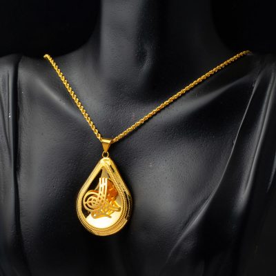 22K Gold with Monogram Necklace - 22K - 11.06g - EZ Gold
