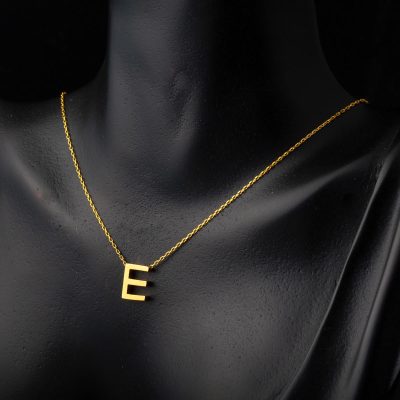 22 Carats E Lettrei Or Collier - 22K - 3.67g - EZ Gold