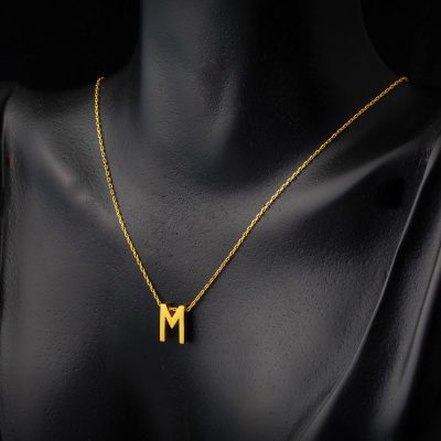 22K M Letteri Gold Necklace - 22K - 3.5g - EZ Gold
