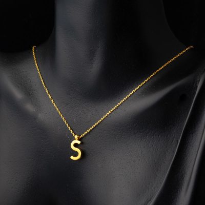 22 Carats S Lettrei Or Collier - 22K - 4.12g - EZ Gold